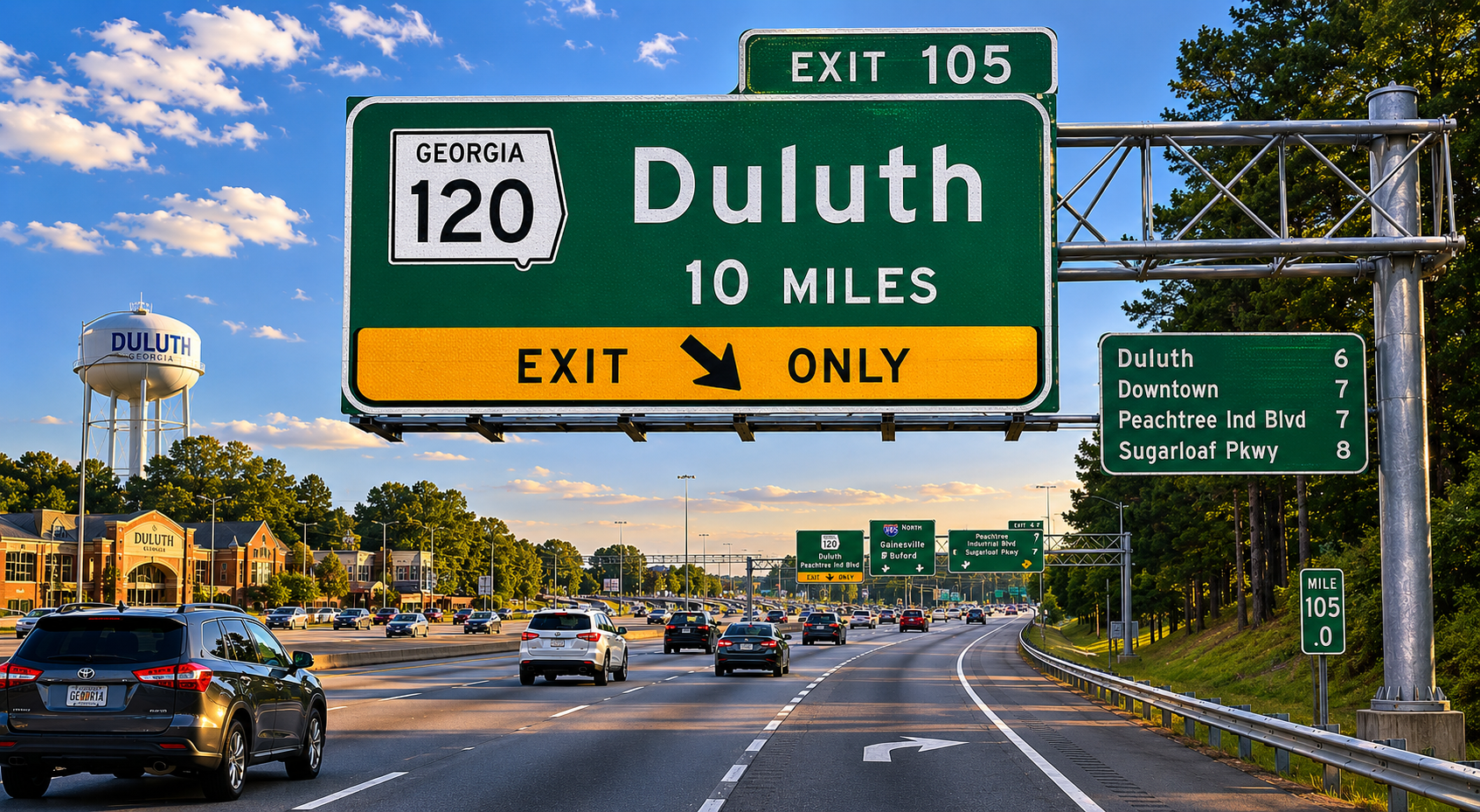 Duluth Hwy Sign